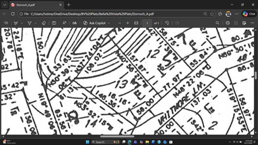 Nice building site. New construction next door.  No seller's disclosure on file.  No perk test or survey has been done.