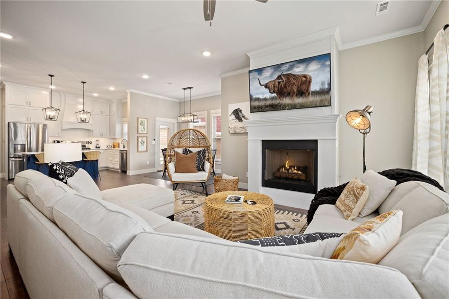 Discover Big Blue on Main, Bentonville's Luxury Short-Term Rental Gem. Just 1mile from the Square & 2 blocks from the Razorback Greenway, Big Blue offers luxury living in DT Bentonville's vibrant heart. This top-rated STR combines investment potential with the allure of a family home featuring - Outdoor Oasis: A private yard w/fire pit & luxury hot tub; Flexible Living Spaces: 2 primary suites (one on each floor) and 2 additional guest rooms, each with direct bathroom access, accommodating all lifestyles; Entertainment Hub: game room in a heated/cooled garage, equipped with ping pong, sleeper sofa & bike station; Prime Location: Steps from outdoor adventures & cultural gems like Crystal Bridges; Move-In Ready: Fully furnished, w/all appliances & household goods, for an effortless transition. Big Blue on Main is not just a property; it's a lifestyle. Perfect for those seeking a Bentonville base or a lucrative investment, this home is ready to welcome you. Embrace the opportunity to own a slice of Bentonville's best!