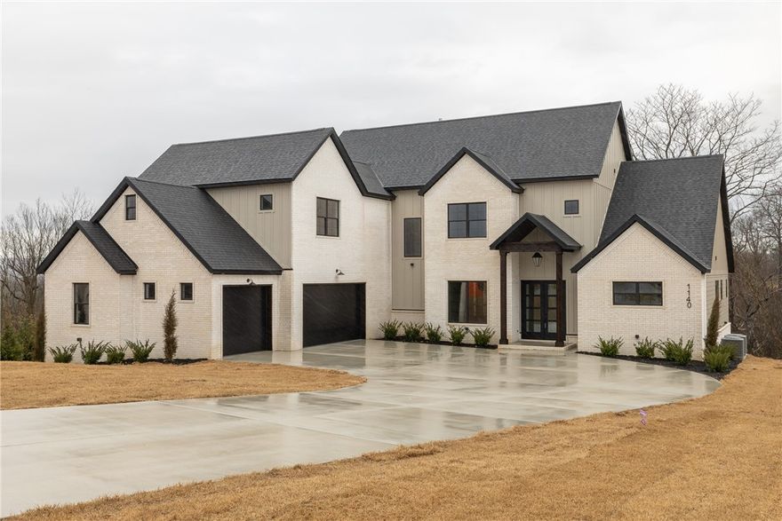 Exquisite is one way to describe this brand new home in Ashers Ranch Subdivision. Boasting stunning attention to detail, and custom touches throughout, this home is elevated modern luxury at its finest. Black Quartz countertops, custom lighting, and simple but bold touches in every room. With 4 bedrooms and 3.5 baths, a bonus room with a separate reading room, and office or library space, you can have plenty of privacy or large family gatherings. Storage galore with built ins, a mud room with lockers and attic space there is room for everything. It’s the little refined details that truly make this home a one a kind. Come see this beauty soon before it goes!