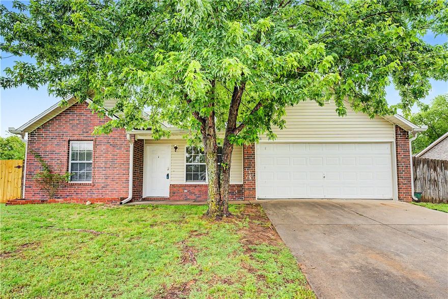 This cute home is 10 min. away from U of A and 10 mins from I-49. It has been a very successful rental/Airbnb for the last few years. The garage has been converted in to a 4th bedroom but it can be easily converted into a 2 car garage. PRICED TO SELL! AGENT OWNED.