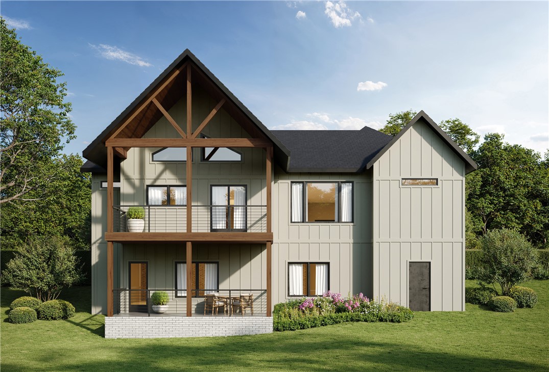Stunning new construction directly on the trail. No expense has been spared to build this luxury home on the trails.
-Trail runs behind the house (trees provide privacy). Trailhead is very close by.
-Oversized, German-style tile/turn windows. See the video for a demo.
-Designer kitchen and cabinets with an oversized, hidden pantry behind the kitchen pantry doors
-Oversized windows, and upper windows in main area to maximize natural light
-Designer showers with wood-look tiles. Lighted mirrors.
-Double-level deck. Walk out into your back yard or stay above it all. Concrete patio beneath.
-Large storage room in the basement, large storage closet.
-Soaker tub
-High-end appliances, your choice of electrical/plumbing fixtures
-Gorgeous wood under porch coverings
-Additional storage space available- space exists under house for more concrete storage. Please inquire.
-Gas fireplace, stove
-Fiber cement siding on the entire home. NO PLASTIC siding.