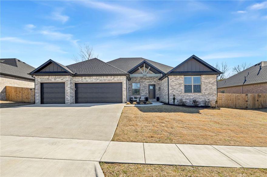 This 4-bedroom, 3-bathroom home with a 3-car garage blends a functional layout with elevated finishes. Located in an established neighborhood, it stands out with thoughtful custom design throughout.
The main living space features a vaulted ceiling and gas fireplace with real wood built-in bookshelves, flowing seamlessly into the kitchen, ideal for entertaining. The kitchen offers double islands, quartz countertops, a real wood island, a gas range, and a spacious hidden walk-in pantry.
A split floor plan offers a private primary suite, with a closet that connects directly to the laundry room for added convenience. The separate secondary wing includes three bedrooms and two full bathrooms, including one used as an office with a custom built-in Murphy bed, offering flexible space for guests or work.
The covered back patio features a second gas fireplace, creating an inviting outdoor space for relaxing or entertaining.