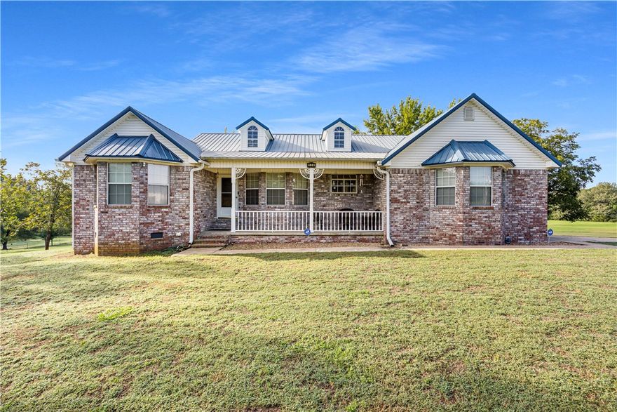 POWERFUL PRESENCE --close proximity to the ARKANSAS RIVER. AESTHETICALLY ALLURING--the combination of a prestigious dwelling plus 40 plus+ acres and a massive shop is now on the market! Beautiful home offers a large family room plus a stunning sunroom! 1,100 sq ft basement has tons of storage and the potential to almost double the size of the home. Half bath in basement.
Vast views across the 40 acres. South boundary is close to the river. Other outbuildings in place. PREQUALIFIED BUYERS ONLY.
