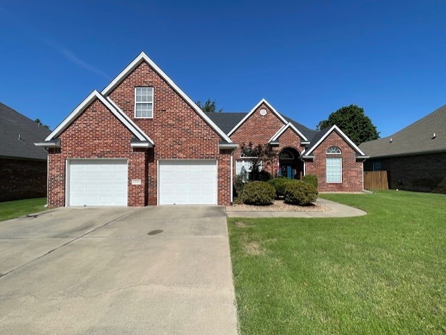 Beautiful well maintained home in Ridgecrest Meadows subdivision. Home features a split floor plan, granite counters, gas log fireplace in living room and primary bedroom! Dual sinks in primary suite, built in desk, upstairs bonus room could double as a 4th bedroom, and a formal dining area. Home is located very close to Bellview Elementary, shopping, movie theater, and the Walmart AMP. Great back yard perfect for entertaining with concrete patio, separate pergola area and a storage building. Jump on this quick to get into this highly desirable neighborhood and location!- Refrigerator in home is not warranted. **No pets allowed.**