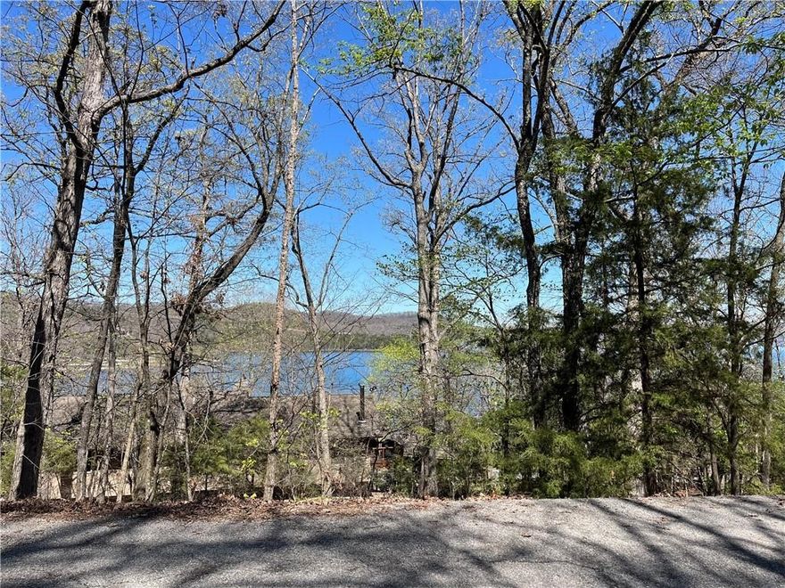 Lost Bridge Village lot with seasonal Beaver Lake views! The topography is slightly sloping with nice "flatter" option for home building. Sewer and water available at the street! Situated out of "town" yet still allowing for easy access to Bentonville/Rogers or Eureka Springs. Embrace lake life with access to boat ramps, swimming areas, and Lost Bridge Marina. Village amenities include a swimming pool, clubhouse, tennis court, library, and even an air strip. (Hwy 62 to Hwy 127 to right on Dogwood. Lots will be on the right past 11723 Dogwood and before the Lakeview/Dogwood road split.)