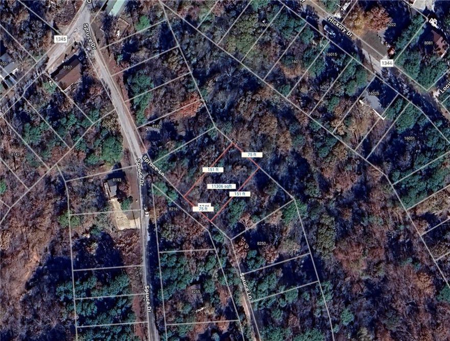 Beaver Lake area lot in the Beaver Shores Subdivision. Very Secluded with a few houses on the street. Prairie Creek Marina and 3 other boat launch ramps located just right around the corner. Minutes to Downtown Rogers. Water and electric at street. Seller financing available.