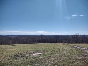 This 10-acre property offers gorgeous views from the mountain top! Sitting on this property is a 2003 67'x28' (approx) double-wide 3 bedrooms and two bath mobile home. This would make someone a great home or rental. This property is being sold AS-IS. Repairs are needed and the seller can't make them. The roof needs replaced. There is a known subfloor issue from a doggy door being left open during a huge multi-day rainstorm. The front deck needs repaired/replaced. The master bath jetted tub was removed to replace it with a claw foot tub. Due to unforeseen personal issue, the replacement wasn't completed. They still have the jetted tub and it could easily be put back in. The central A/C does not work. The well pump was recently replaced. All #'s are approx.