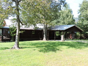 Mountaintop log home with a fabulous view of the Ozark Mountains. Near Jasper, Arkansas, the Buffalo River National Park and the Ozark National Forest. 11+ park like acres with a beautiful assortment of trees. Gorgeous yard area. Lots of big windows provide a great view from each room. Open floor plan. Split bedrooms. Gas log fireplace. Cathedral ceilings. Pine floors, tongue and groove ceilings. Jetted tub. Wrap around porch on 3 sides for relaxing and enjoying the view. Private setting on dead end road. Just off the pavement, separate 16x20 building can be man cave, office or shop.