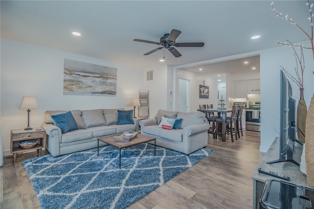 This fully remodeled three-level townhouse in Bella Vista presents an exceptional opportunity for a primary residence, Airbnb investment, or rental property. The home has undergone extensive updates, including all-new plumbing, electrical rewiring, and the installation of a safety ladder from the basement to the main level. Each floor is equipped with a full bathroom, and the upper level offers two spacious bedrooms. The basement provides flexible potential, ideal for a primary suite or a versatile entertainment space. The main level features a tastefully crafted kitchen, living area, full bathroom, and access to a private patio. Bella Vista offers a wealth of amenities, including six golf courses, seven lakes, clubhouses, pools, fitness centers, and scenic walking and biking trails. Furniture is negotiable with an accepted offer. This meticulously remodeled townhome offers a unique blend of comfort, convenience, and investment potential.