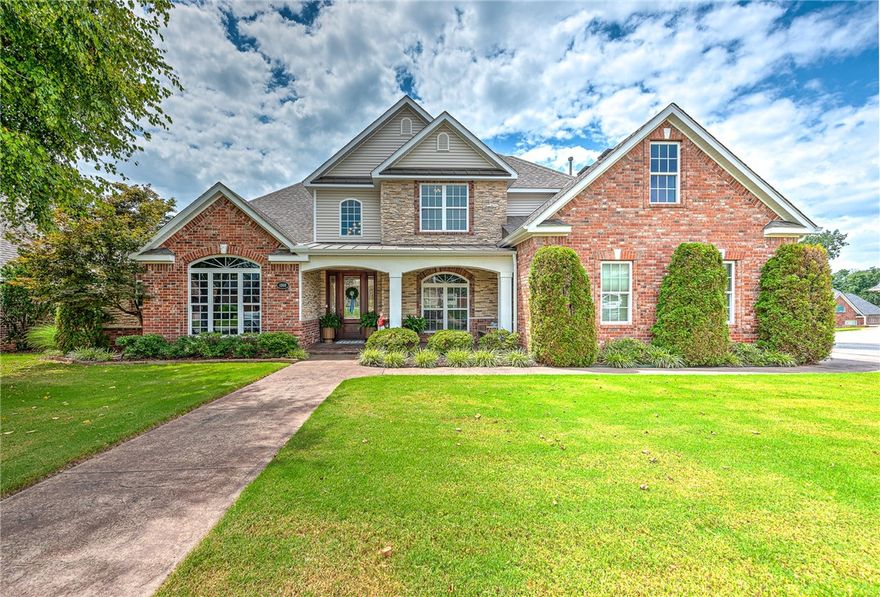 Searching for elegance, comfort, and your own private backyard oasis? This beautifully appointed, pet-free home offers the perfect blend of charm and modern luxury. From the moment you arrive, the beautifully landscaped yard & inviting curb appeal set welcoming tone. Inside, the bright, airy kitchen—complete with a cozy eat-in nook—flows into the formal dining room, creating an ideal setting for everything from weeknight dinners to holiday celebrations. A versatile bonus room provides space for play, entertainment, or guests, while the dedicated office or library is a quiet retreat for work or reading. Step outside to your private in-ground pool-the centerpiece of the backyard, perfect for family fun and effortless entertaining. PLUS a new roof adds peace of mind, and the location can't be beat—just minutes from Downtown Bentonville, WMT Home Office, and close to parks, trails, shopping, and top-rated schools, this home offers the lifestyle you’ve been dreaming of—where every day feels a little more special.