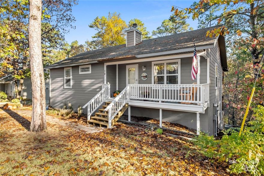 This adorable well maintained house conveniently located has so much to offer.Easy access to 49, Back 40 mountain biking trails right behind the house , and all the amenities that Bella Vista has to offer easily accessible. You'll love the large kitchen and all of the natural light! Two living areas or the option for a 4th bedroom in the basement, large laundry room, 2.5  car garage with tons of storage and built in cabinets are just a few things that make this property so unique and special. The view from the covered back patio is private and peaceful. Extra lot included making this over half an acre! Enjoy the brand new hot tub off the private back deck with a view of the woods. New roof before closing! Don't miss out on this one!