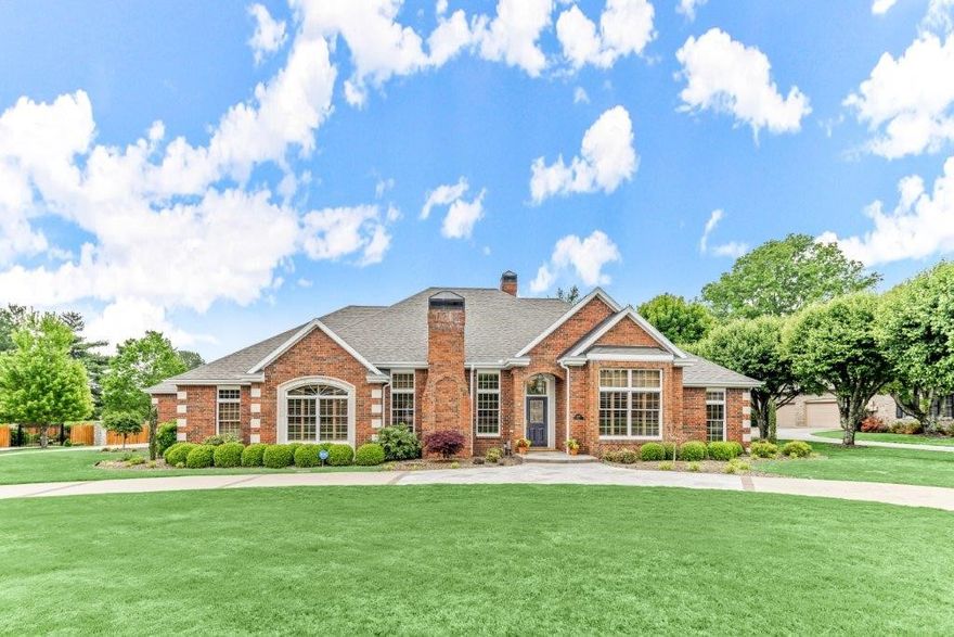 Gorgeous home in the well-established & sought-after Hanover community in Bentonville! Enjoy an unbeatable location w/easy access to Razorback Greenway, close to Coler Mtn Bike Preserve & w/in 5 miles of Downtown! This home boasts a fantastic layout for entertaining with multiple living spaces and spacious rooms. Features include hardwood floors, beautiful wood trim & columns built-ins, plantation shutters & more. Formal living space with fireplace leads into the large formal dining room.  Sitting rooms have lots of natural light with large windows overlooking backyard & patio. Kitchen boasts granite counters, island, gas range, double oven & more. Amazing outdoor living space with massive, covered patio & outdoor kitchen! Master suite has attached bath with corner tub & walk in shower as well as a large double vanity & WIC. 3 Additional guest bedrooms & 2 guest bathrooms all on 1 level. This is a MUST SEE!