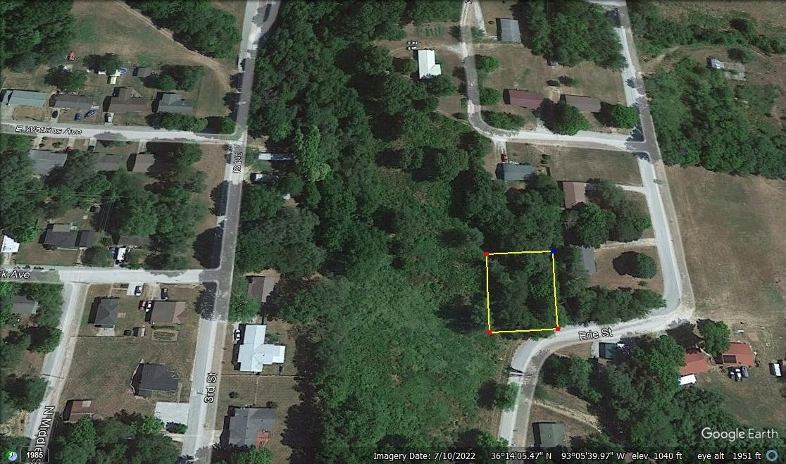 All wooded lot in quiet established subdivision on the east edge of town.