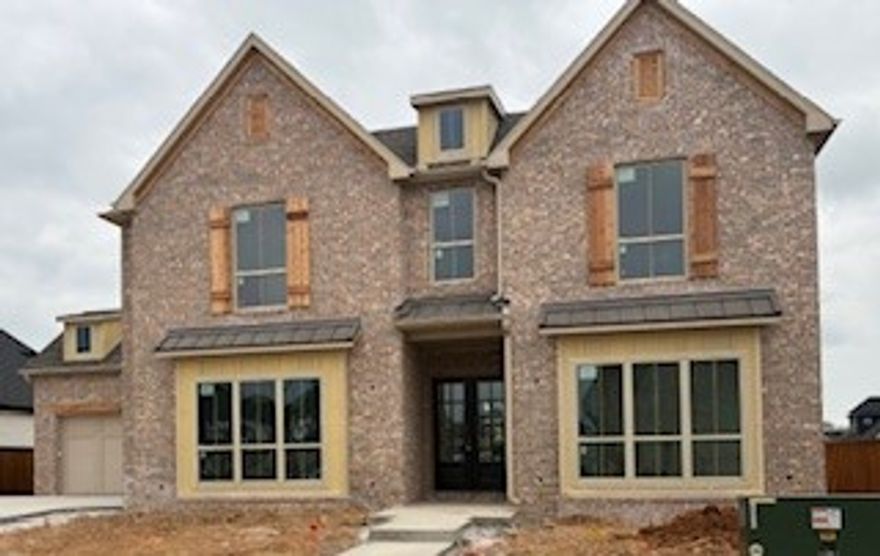 This stunning 2-story Hamilton plan offers a blend of elegance & comfort. As you enter, you'rewelcomedby an open, spacious layout featuring 12-foot ceilings in the living room, kitchen, & dining. Theliving roomis a true centerpiece, boasting a striking 12-foot  fireplace & large picturewindows that flood the space with natural light. The living area flows seamlessly into the designer kitchen,perfect for entertaining, with floor-to-ceiling cabinets, quartz countertops, & an enlarged island with extra storage. Off the living room, you'll find an extended patio with a vaulted ceiling, ideal for outdoor gatherings. The downstairs owner’s retreat is complete with a luxurious bath & walk-incloset. The Study and under stair storage completed the main floor. Upstairs, there’s a game room a, along with 3  additional bedrooms & 3 full baths. The garage is thoughtfully designed, providing space to park on one side while leaving the other side free to use how you choose.
Directions: