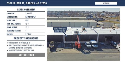 Photo of 555C N 13th Street, Rogers, AR 72756 (MLS # 1333620)