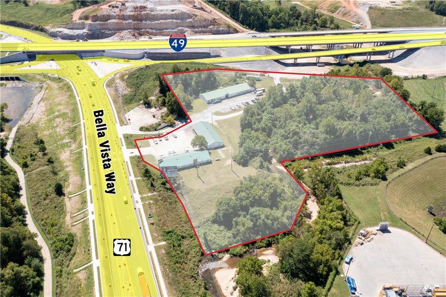 Office/Retail center that has great visibility from Hwy 71 and I-49.  Currently occupancy is 59%.