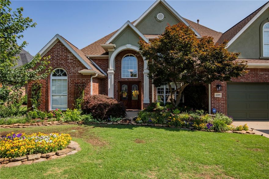 You don't want to miss this beauty.  Great Location, close to the AMP, Top Golf, The Pinnacle Mall.  Spectacular outdoor living space.  In-ground swimming pool.  Covered patio with wood burning fireplace & built-in space for your own grill and smoker.  10x16 workshop.  The home has 4 bedrooms, office, large eat-in-kitchen.  Hand scraped hardwood flooring.  Home theater with projector and screen, 2 living areas.  Tons of storage.  Primary suite has an additional 10x9 sitting area perfect for a cozy spot to read or just relax.  Professionally landscaped and Zoysia grass.  This one checks all the boxes, location, outdoor living space with wood burning fireplace, in-ground swimming pool.  Kitchen with double ovens, gas cook-top, oversized refrigerator/freezer.  New Roof in 2021.