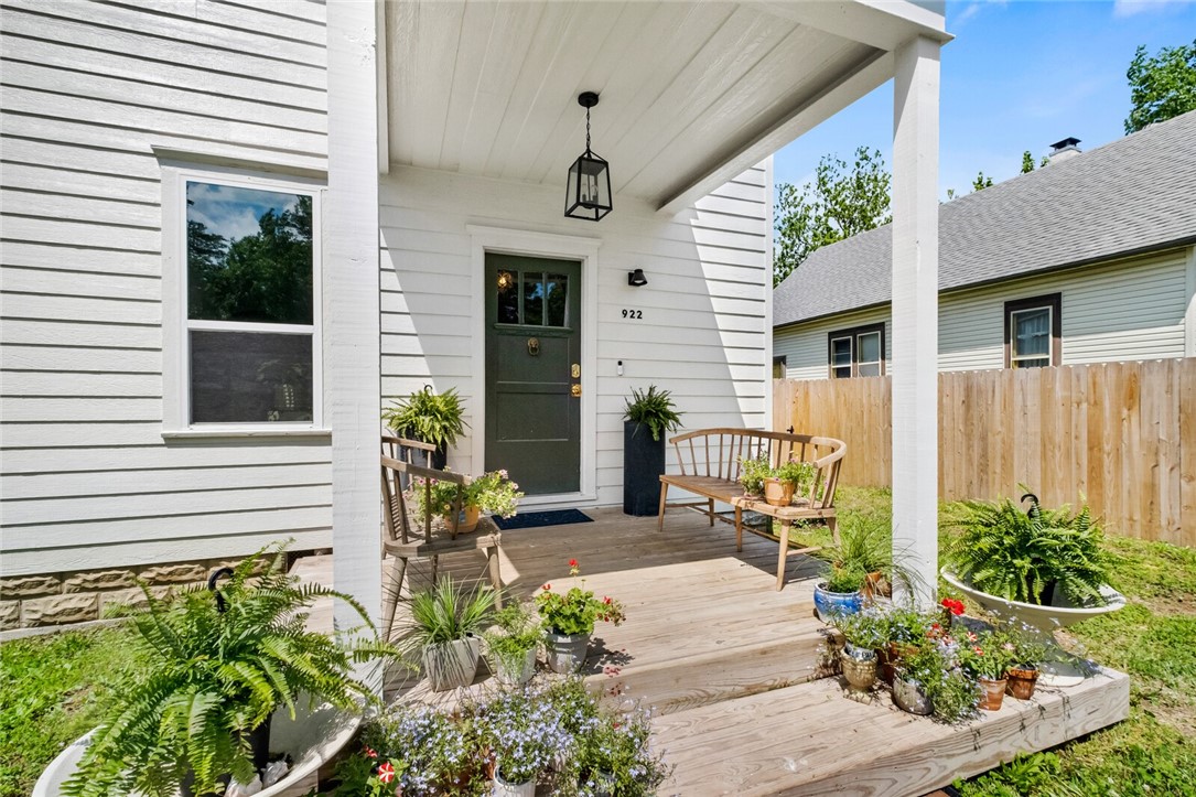 Charming home in a revitalizing area with easy access to Downtown Rogers, Lake Atalanta, the Railyard District, and community events. This home has been beautifully remodeled and offers a perfect blend of historic charm and modern amenities. Originally built in the mid-1800s, the home was completely remodeled down to the foundation in 2022. The kitchen is truly the heart of this home and with the upstairs addition you get a 2nd living room, 4 bedrooms, and 2 bathrooms. Spacious and open-concept living areas blend contemporary finishes with the warmth of the architectural style of the mid 1800s. Luxury vinyl wood floors throughout and oversized windows ensure natural light flows freely. With T4.1 zoning, this property offers potential for residential or mixed-use development, providing exciting future opportunities. The paved alley way provides ample space for a garage or additional living quarters for family or short term rental passive income. You don't want to miss this one! Schedule today