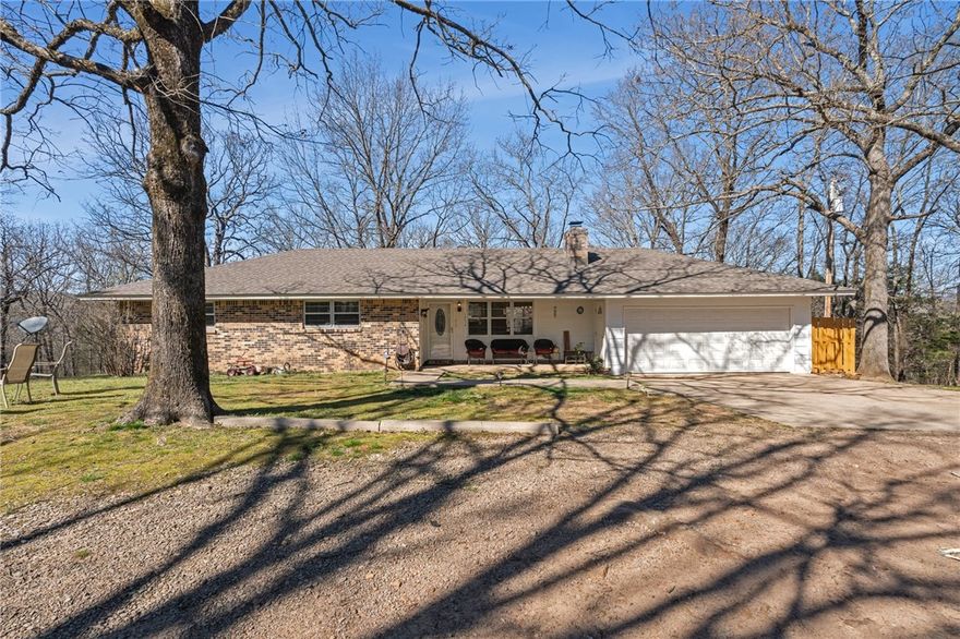 Escape to the country to this park like setting and enjoy the peace and quiet of this 17 acres of beautiful Arkansas terrain, featuring a small pond and dense woods perfect for hiking, hunting, or tearing it up on your 4-wheelers.  There's plenty of room to roam and 5+acres and a loafing shed to have a horse or cow and some chickens for the chicken coop.  This 3 bedroom, 2 bath total electric home with a nice deck to enjoy the stars and fresh air will provide lots of fun for the entire family! Plus there’s an extra water meter if you need an additional home. Not too many like this one, so call your favorite realtor today for a showing!