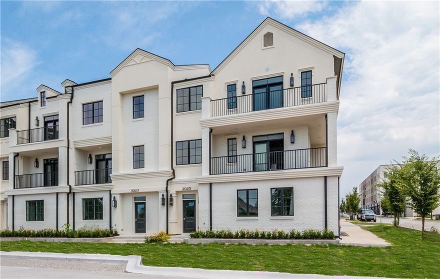 PENDING BEFORE PRINT. Located on Champions Drive, this stunning new brownstone is situated in the heart of Pinnacle’s urban living. The tastefully composed 3,025 sq ft residence offers three bedroom, three-and-a-half baths with open concept living and entertaining spaces. The great room exhibits floor-to-ceiling windows that open to the private wrap-around terrace. The gourmet kitchen features a statement island and high-end appliances and finishes. The light filled primary suite offers a private terrace, a generous walk-in closet, and a spa like bath with a wet room. Located in Roger’s newest community, with Pinnacle Heights retail, entertainment, and dining mecca just a stroll away. Property taxes estimated based on land only.