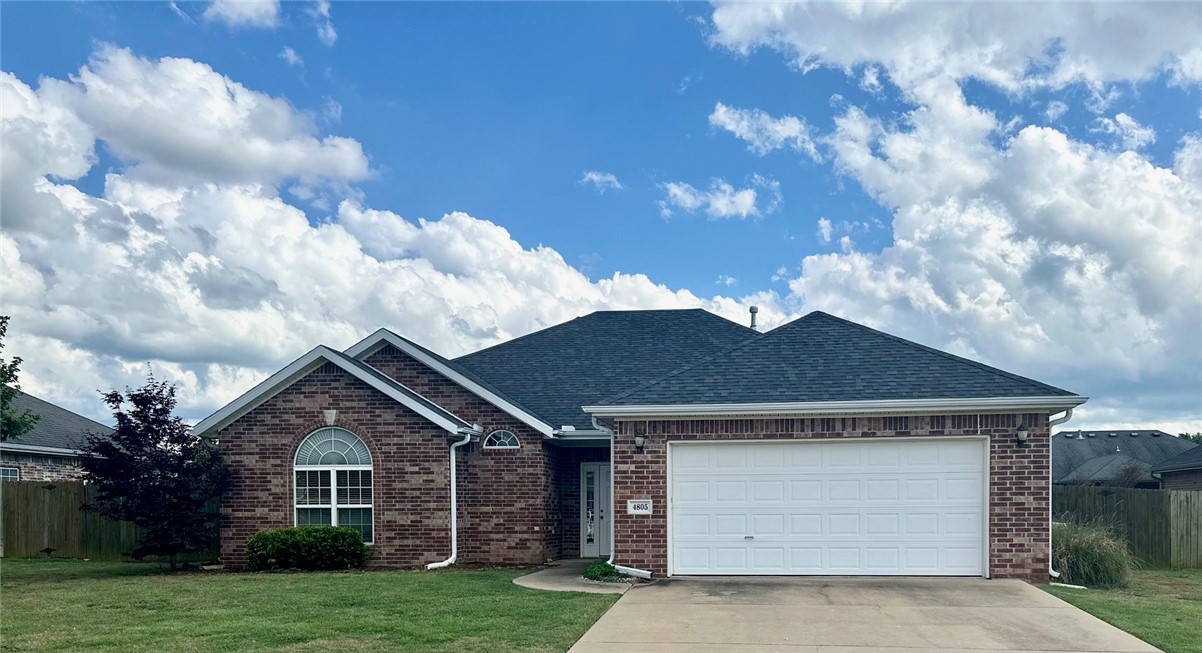 Nice brick home in beautiful Persimmon Place Subdivision. This home has a beautiful fenced-in backyard with a pear tree and lighted gazebo. Inside you will find a split floor plan with two walk-in closets in the master bedroom and jetted tub. The other two bedrooms also have a walk-in closet. Nice fireplace and new HVAC. This home comes with the refrigerator plus the washer and dryer.
