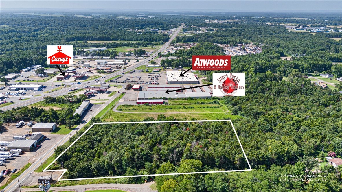 Prime commercial opportunity on Skyline Drive! This 4.94-acre wooded lot offers excellent visibility and steady traffic flow, making it ideal for a variety of business ventures. Located near Atwood's and just minutes from both downtown Russellville and Dardanelle, this property combines convenience with potential. The land is fully wooded and can be cleared to suit your development needs.