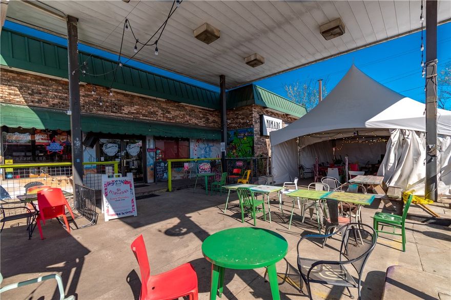 Prime commercial Property! This corner lot is in a high traffic area with so much visibility. This restaurant is a gathering spot and familiar landmark that could continue as a restaurant or for use for other commercial ventures. This 2712 sq ft. building is minutes from downtown Fayetteville, the University of Arkansas  and right down the road from Baum-Walker Stadium. This property offers endless possibilities for creative vision and business needs.  Zoned main street center.