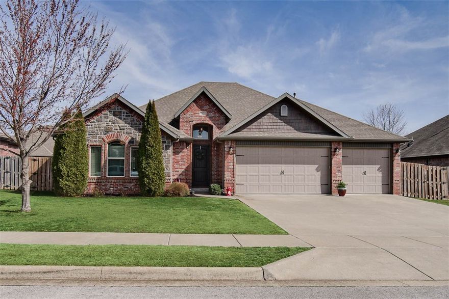 Well-maintained home in the desirable Ivey’s community! Ideally located next to Mt. Hebron Park and just down the street from Janie Darr Elementary, this property offers convenient access to the Pinnacle Promenade, Top Golf, The AMP, and I-49. Featuring a spacious heated/cooled 3-car garage, in-ground tornado shelter, real hardwood floors, 10' ceilings, and an open floor plan. The stunning kitchen boasts custom cabinets, a gas cooktop, large island, and an oversized pantry. Tons of floored storage space above garage. Step outside to discover a beautiful covered patio with an outdoor fireplace, perfect for relaxing evenings. Wood privacy fence! Water heater and AC unit/coil were both replaced in 2024. Residents can also enjoy the community amenities, including a pool and clubhouse. Schedule your showing today!