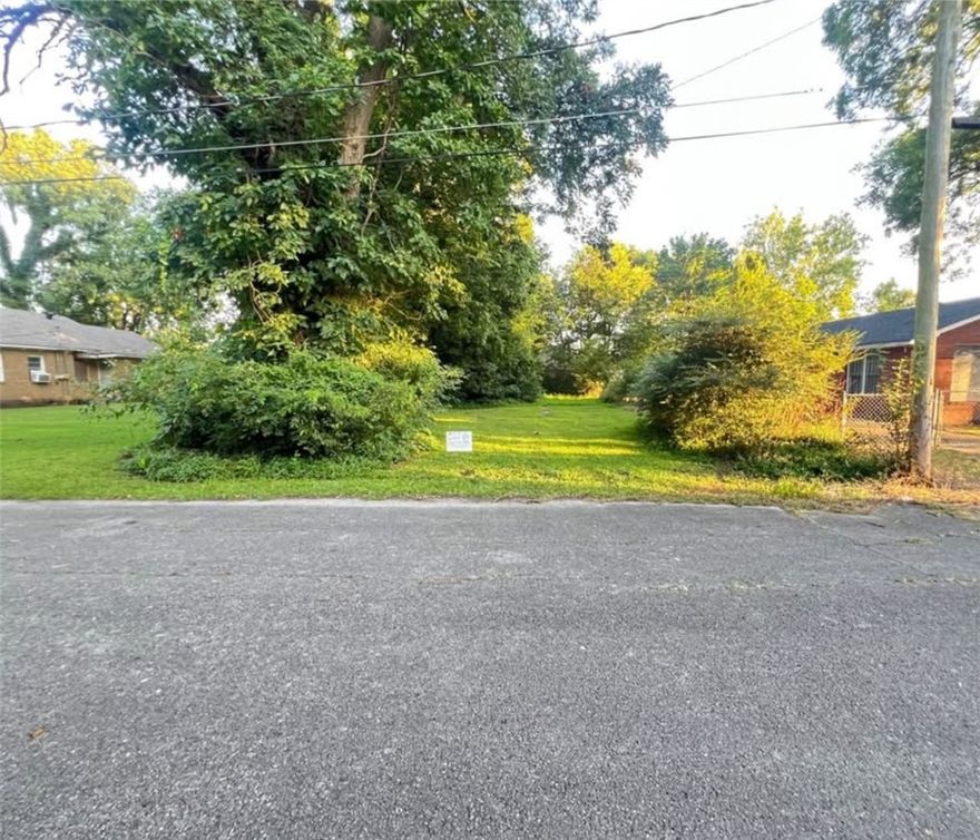 Perfect building lot ready to clear and build on. Utilities at the street. Located a few blocks from Williams Park.