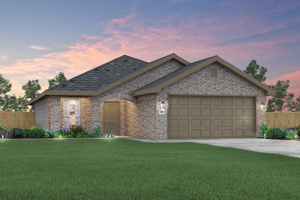 Our 1450 square feet, 3 bedroom, 2 bathroom floor plan
features an expansive living room with a dedicated dining
space. Homeowners are sure to enjoy the large pantry
and single level bar in the kitchen that’s perfect for
entertaining or helping kids with homework in the
evening. This floor plan has plenty of room in the primary
suite and is complemented by a spacious walk-in closet.
Taxes are subject to change based on new construction.