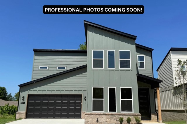 Location, Location, Location!! Welcome to this sleek new home, 1304 Journey Lane, Bentonville, AR! Located in a very convenient area, in an upcoming Willmore neighborhood. This 4 bedroom, 3.5 bath Contemporary home offers comfort, style, and convenience all in one. You will love this home with elegant finishes and features, the warm LVP flooring, spacious living areas, quartz counters, beautiful custom cabinetry, ample storage, elegant modern lighting, soft paint colors and many details. Primary suite on main level with a half bath and upstairs you will find three bedrooms and two full bath, making this layout works for many.
Step outside to a fenced backyard—perfect for entertaining, gardening, or simply relaxing in your own private space.
Bentonville schools, Coler Bike trails, upcoming 8Th Street Gateway Park, Crystal Bridges museum, New Home Office, Downtown Bentonville, Pinnacle Mall, Shopping, Dining and Hospitals, everything is just a few minutes’ drive!! Don’t miss this opportunity!