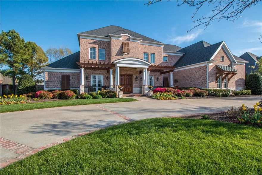 This refined estate is ideal for stylish living & entertaining. Nestled on a lush 0.76 acre lot with gorgeous gardens & mature trees, this is a private oasis. Inside is no exception, all displaying gracious proportions & one-of-a-kind designer details.  This open floor plan offers an exceptional gourmet kitchen, gentleman's study, formal dining room & a grand master suite! Upstairs boasts ensuite bedrooms, spacious media room & bonus room (optional 5th bedroom suite) with incredible walk-in storage rooms.