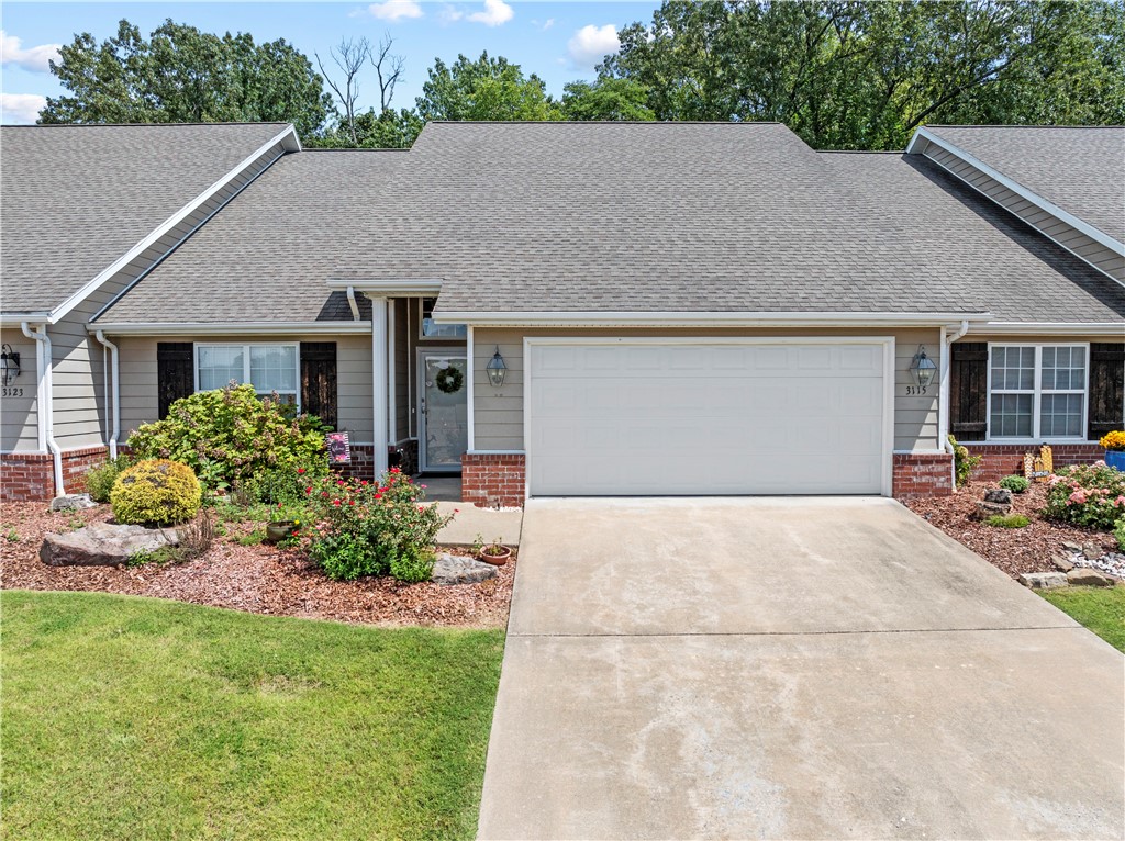 Welcome to Regency Condominiums! This beautifully maintained 2-bedroom, 2 bath home offers over 1,700 sq ft of comfortable living just minutes from Harrison Country Club and golf course. The study could serve as a 3rd bedroom with slight modification. Enjoy a spacious open floor plan with large windows, walk-in closets, and plenty of storage. The kitchen is equipped with modern appliances and opens to the living and dining areas, perfect for entertaining. Sunroom that lead to the back yard is a perfect place to relax and unwind. The primary suite features a private bath and generous closet space. Outside, you'll appreciate the landscaped lot, concrete drive and attached garage. New roof installed Sept. 2025. Many of the home's systems have been recently updated including a newer HVAC and new carpet throughout. Home has a wired generator. Low-maintenance exterior and a convenient location make this property an ideal choice for easy living in Harrison.