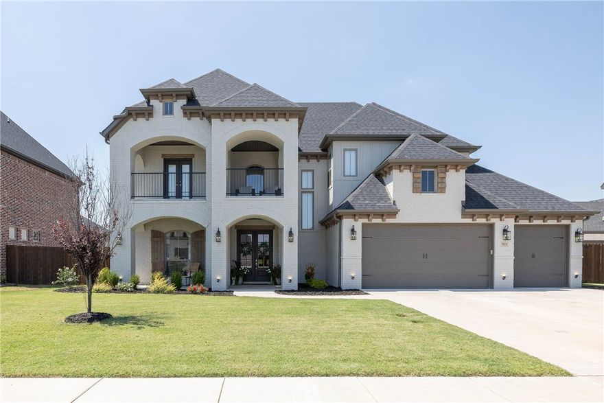 Welcome to your dream home in the highly sought-after Savannah Estates. With 6 well-appointed bedrooms, there's no shortage of space for family and friends. The heart of the home boasts a chef's dream kitchen, complete with double ovens, quartz countertops, ceiling-height cabinets, and a large pantry. The living room stands as a true centerpiece, featuring floor-to-ceiling tile and custom built-in cabinets. Unwind in style within the indulgent master suite featuring a freestanding tub for serene soaks, offering the perfect retreat at the end of the day. Savor the beauty of the outdoors from your balcony, porch, or patio accompanied by a fireplace. Conveniently located, this home provides easy access to grocery stores, Mt. Hebron Park, Pinnacle Hills Promenade, hospitals, and more. Don't miss the chance to make this exceptional property your own. ALL OFFERS DUE BY SUNDAY 8/27 AT 5:00 PM***