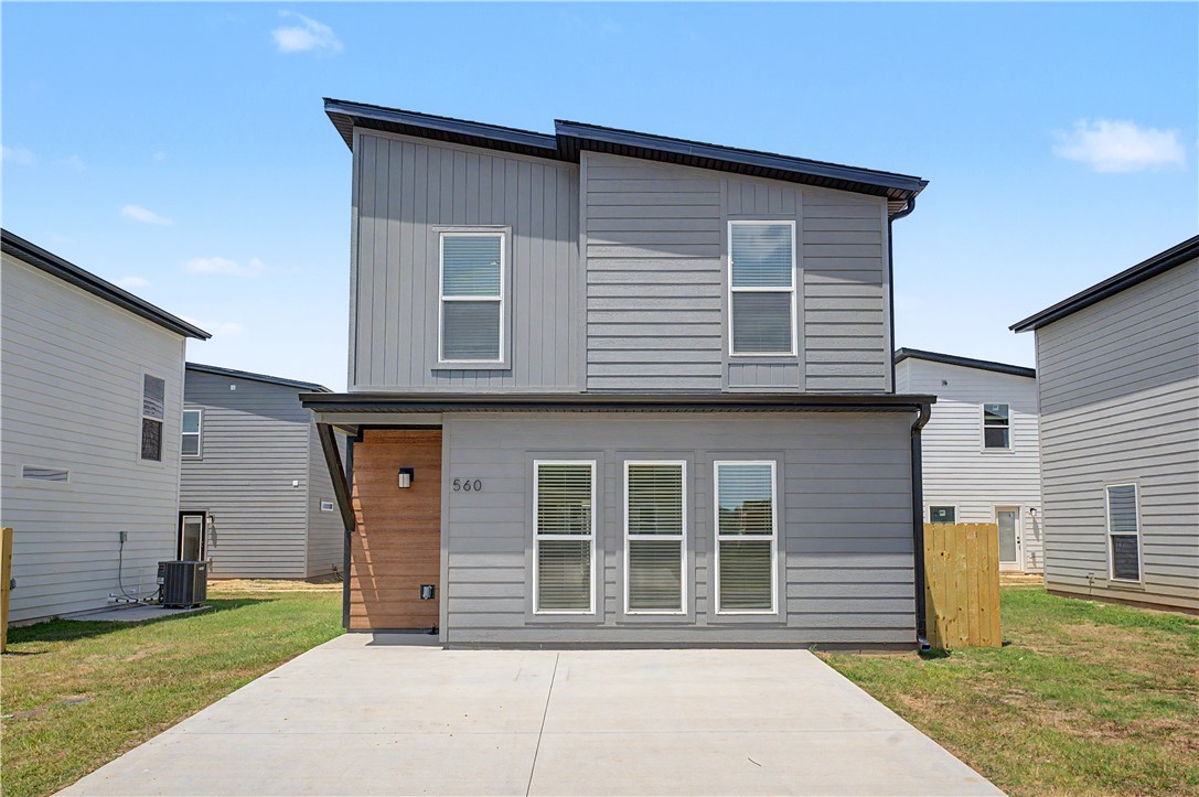 The property features a contemporary exterior with