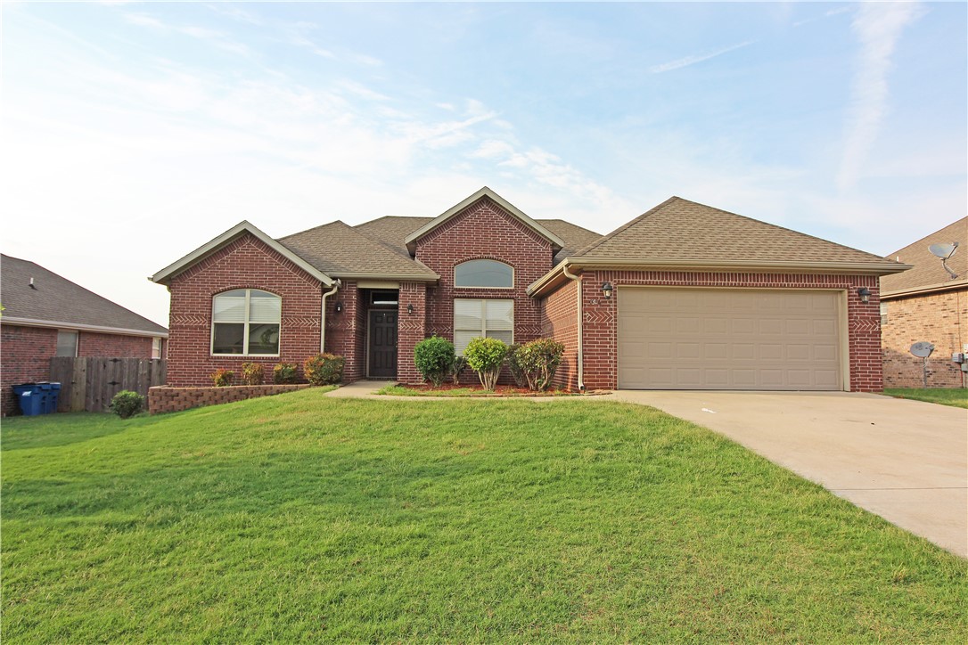 Centrally located is this all brick, larger 3 bedroom 2 bath home with over 1800 sq. feet. Wood and or tile throughout. (no carpet). Granite countertops, island bar area, pantry, eat in kitchen, split floor plan and large privacy fenced back yard w/ deck