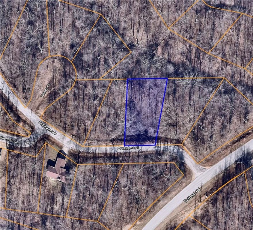 Wooded lot near the Back40 Trails and the Tower Trailhead.