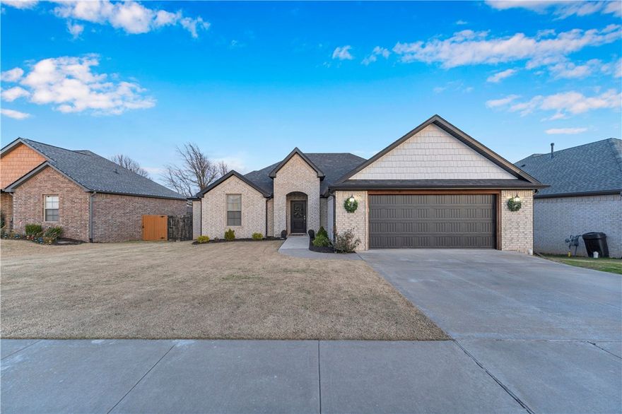 This is the one you've been waiting for! Great open floor plan, spacious living room, bar seating with tons of countertop and cabinet space in the beautiful kitchen! Large bedrooms with great closet and storage space! Majority of the home is freshly painted, and a new roof and HVAC in 2025. Enjoy the covered back patio with no rear neighbors! Schedule a showing today!