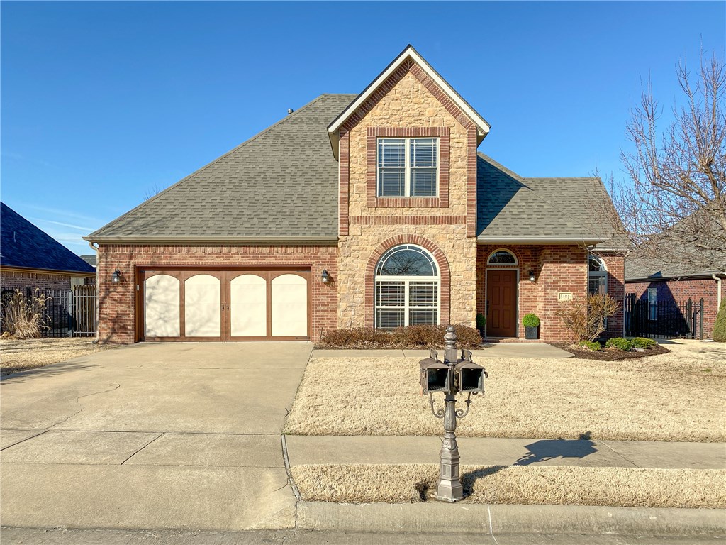 Stunning 2-story Brick Home in Desirable HearthStone Community with Pool/Playground/Clubhouse. This Impressive Home has Soaring 10' Ceilings and a Vaulted LivingRm w/Large Arched Windows that Draw in Beautiful Natural Light. Formal Dining designed w/Hardwood Floor, Wainscoting & Crown Molding. Kitchen has Gorgeous Granite, Ample Cabinet Space w/LED Under-Lighting, Counter Bar & Eat-in-Kitchen Areas - Perfect for Gathering Family & Friends. Spacious Master Bed/Bath w/Walk-in Closet, Built-ins, Lg Shower & Jetted Tub. New HVAC System offers Dual Zone & Programmable Thermostat. Lights in Kitchen & LivingRm can be Controlled by Phone App. Upstairs Bath has Dbl Sinks & Private Tub/Toilet. Lg Flat Backyard has Covered Porch & Wood Privacy Fence w/Iron Gate. UPDATES: 2020 Dishwasher & Carpet/Paint thru-out; 2019 Architecture Shingle Roof; 2017 Dual Zone HVAC. SAFETY: Ring Doorbell & Storm Shelter. STORAGE: Walk-in Attic, Understair Closet, Extra Pantry Closet, Garage Shelves & Nook. Come See Your New Home!