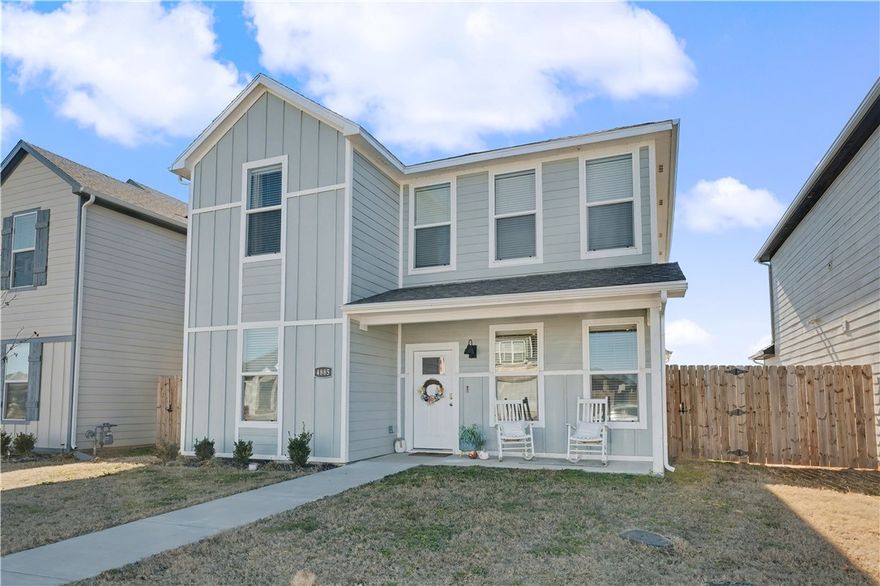 Beautiful 3 bed, 2.5 bath home at 4885 W Triangle St in Fayetteville available 7/1/26. Built in 2023, this newer construction offers an open floor plan, quartz countertops throughout, smart home features, and a 2-car garage. Refrigerator, washer, and dryer included. Ideally located just minutes from the University of Arkansas, Razorback Greenway, and 1-49, with quick access to Uptown Fayetteville, Wedington Dr, shopping, dining, parks, and entertainment. Enjoy modern living in a quiet neighborhood while staying close to everything Fayetteville has to offer.