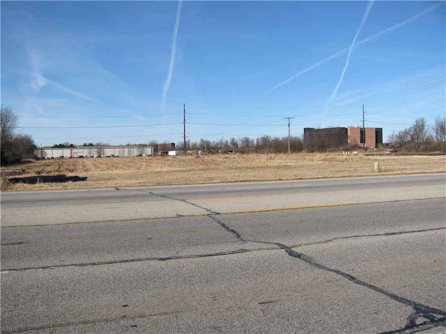 Excellent Property with Development Potential in a Growth Area.  500+ feet of Major Highway Frontage.  Land is Level.  All Utilities Available.