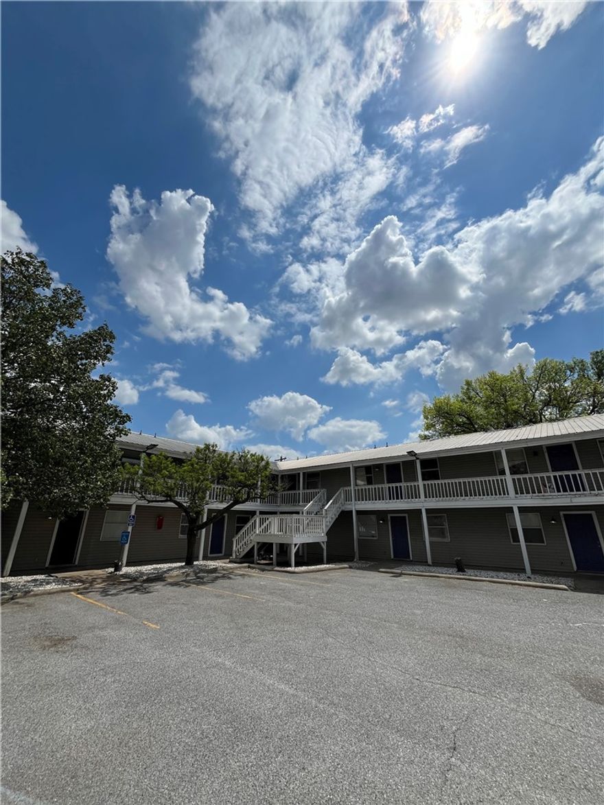Welcome to Harmony Heights, a completely remodeled apartment complex located in the heart of Fayetteville. This apartment offers a spacious living room and an eat-in kitchen, perfect for hosting gatherings or enjoying a cozy meal. All appliances are including W/D hookups, making your move-in process a breeze. The apartment features two full baths and is conveniently located to all necessities, providing easy access. One of the greatest perks of living at Harmony Heights is its proximity to campus and Razorback Transit, making it an ideal location for those who value convenience. Additionally, laundry facility is also available on site, adding to the convenience of living at Harmony Heights. Experience the perfect blend of comfort and convenience at Harmony Heights.