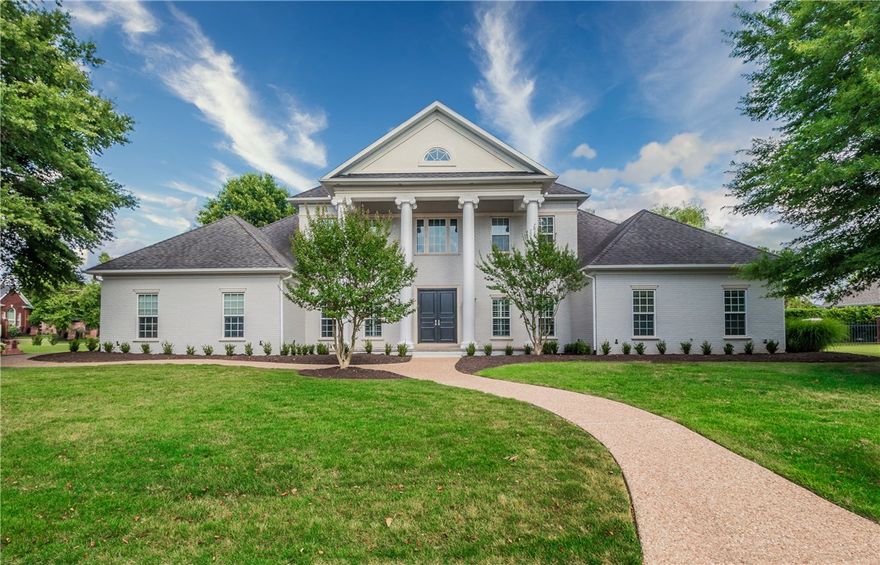 Behind the gates of Pinnacle Country Club, this Classic-style estate of luxury living comes together through symmetry and style. Located on a corner DOUBLE LOT the flat oversized yard is lined with lush landscaping to ensure privacy. This 4,956 sq ft home has been completely updated to include gracious 1st floor master suite with marble bathroom, Dining Room, Study, breakfast space, butler’s pantry, paneled walls, custom light fixtures, hardwood and marble flooring, plantation shutters and one a kind millwork throughout every light-filled room. Upstairs enjoy 4 bedrooms (1 could be a bonus room) with 2 full bathrooms. This property is perfect for entertaining!