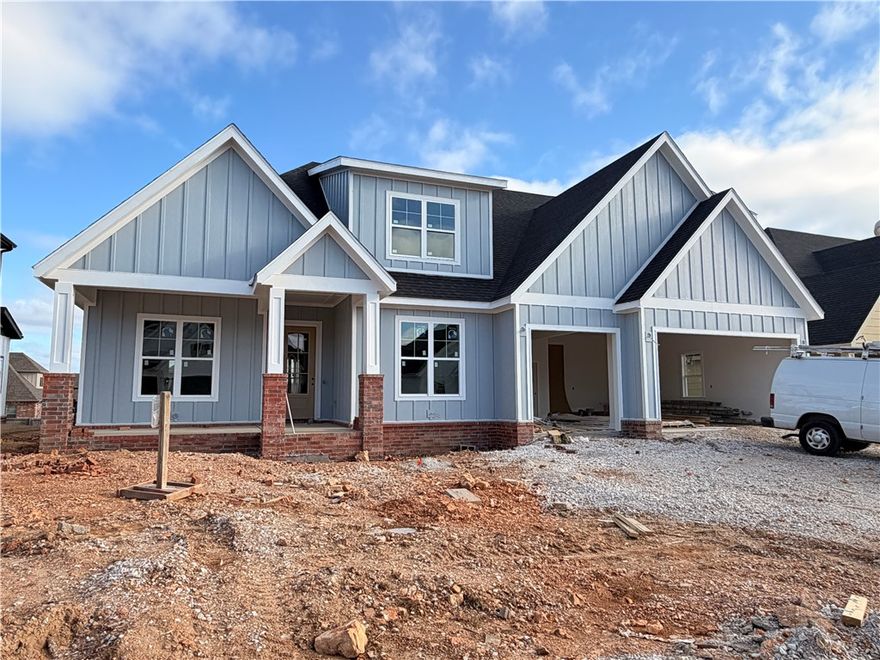 Stunning home in the desired Crescent View Subdivision Phase 2! Great floorplan with primary suite downstairs along with bedroom 2, full bathroom, office, and laundry room. Upstairs has bedrooms 3-4, full bathroom, and bonus room or 5th bedroom. Kitchen is a cooks dream with large island, gas cooktop, built-in microwave and oven. Open concept makes a great place for entertaining. Enjoy grilling and watching the kids play while under the large covered patio. Location can't be beat! Subdivision is across from Janie Darr Elementary. Also sits just down the street from the all new Mount Hebron Park! Kids can even go play in the Crescent View playground!