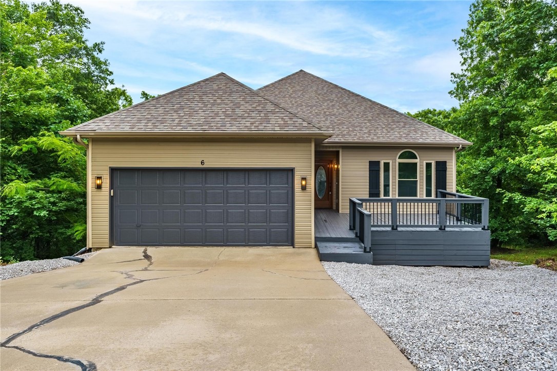 Come home to this fully remodeled home just around the corner from Lake Brittany in Bella Vista. The home features a spacious living room, large master suite and massive second living space downstairs. New roof in 2023, new hvac system in 2024, Recent remodel upgrades include the following: all new flooring, new paint, all new lighting, new quartz counter tops, new stainless steel appliances, new cabinet and door hardware, all new trim, new plumbing fixtures. Come see this move in ready home today.