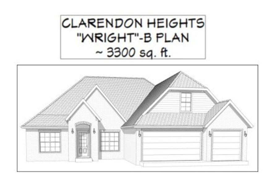 New Construction in SW Bentonville! The Wright-B Plan. Home features 4 bedrooms, 3.5 baths, study, formal dining, and bonus room. 3 Bedrooms on lower level and 1 bedroom plus bonus upstairs. Walking distance to Central Park Elementary School. Quality modern finishes. Upgraded amenities include 10' ceilings on 1st floor, 2-50 gallon water heaters w/ circulation pump, 6' soaker tub, cedar beams, ceiling high kitchen cabinets, covered outdoor patio with fireplace, central vac, & more. Great open plan - spacious kitchen with center island, double ovens, hooded vent, & custom cabinets. Living room and patio wired for sound. Welcome home to Clarendon Heights!