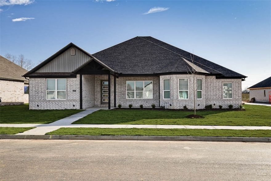 $10,000 seller paid closings costs or 2/1 buy down and $3,000 lender credit(With preferred lender). This 4 bed, 3.5 bath open floor plan has everything you would want in a home. There are wood floors in the entry, dining, living room, kitchen and hallways. The kitchen has beautiful custom painted cabinets, granite, SS appliances and a large pantry. The primary suite has a sitting area, walk-in tiled shower, and a large closet.  Pictures are not of actual home, but similar plan and finish. This home is under construction.
