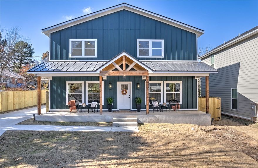 Just a Home Run Away from it All!
Only 1/2 mile from Baum Stadium and a mile from the University of Arkansas, this stunning new home hits it out of the park! Featuring 4 spacious bedrooms, 3.5 beautifully designed bathrooms, and 2 versatile living areas, this home is perfect. Outdoor enthusiasts will love the nearby biking and walking trails, and a large fenced backyard. Unwind or entertain guests on the two covered patios. This home truly offers the ultimate blend of convenience and comfort.