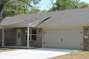 This is new construction home with 3-bedrooms 2-bath, double garage with center island in kitchen, rear concrete patio pad and quiet cul-de-sac street.....Hard to find new home in this price range.....Yard has been sodded.....