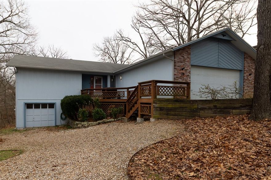 So much space & storage opportunity! 3 bed / 2 bath home w/ open living room. Fantastic sunroom provides so much natural light and space to unwind. 2 car garage w/ side door access & additional garage shop area with separate entrance. Located right off Chelsea Rd., providing a central location throughout Bella Vista. Custom cabinets in kitchen & eat-in area. Level driveway provides ease of access into garage and additional parking. Located in Bentonville School District, & 3 miles from brand new OZ Trails Bike Park! Come enjoy Bella Vista nature at it's finest!